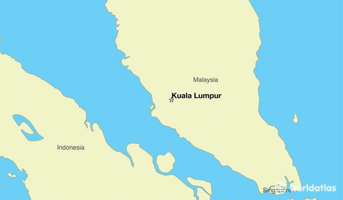 Mapa kapitala malezije