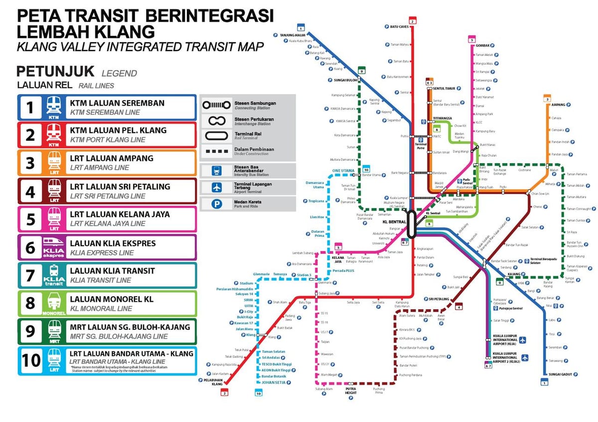 Mapa klang dolini oblast