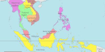 Kuala lumpuru lokaciju na svijetu mapu
