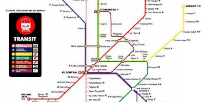 Metro mapu kuala lumpuru